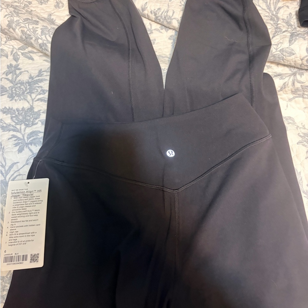 lululemon athletica Black align joggers, NWT